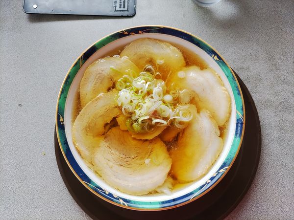 「チャーシューメン(ﾊﾞﾗ肉)  ﾒﾝﾏ抜き」@佐野らーめん 麺龍の写真