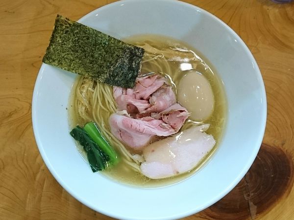 「味玉潮そば」@麺屋BISQの写真