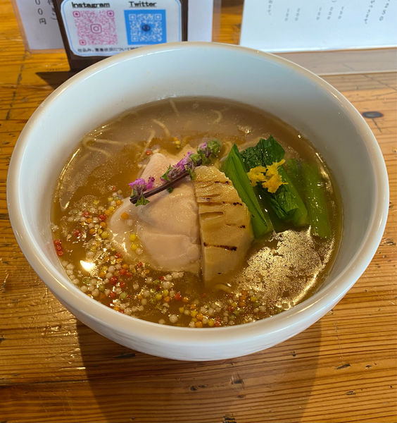 「限定(終了後)・甘鯛の汐そば ¥1000」@麺処 図鑑の写真