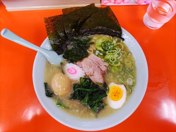 「ラーメン+味玉+のり  ﾒﾝﾏ抜き」@ラーメンショップ 結城東店の写真