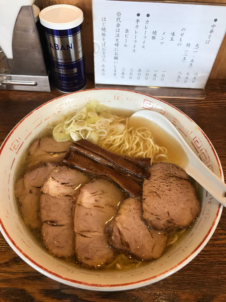 「ラーメン　焼豚のせ　850円」@中華そば さとう 大船店の写真