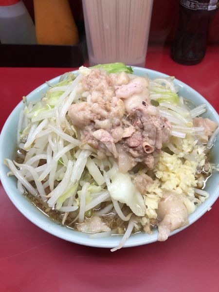 「小ラーメン、ヤサイ、ニンニク、アブラ」@ラーメン二郎 中山駅前店の写真