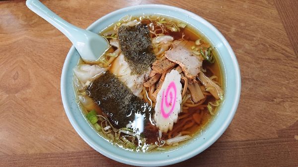 「ワンタンメン   600円」@天津の写真