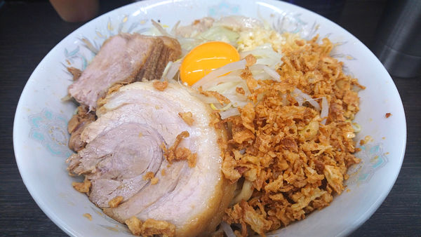 「【昼】ラーメン+汁無し変更」@ラーメン二郎 川越店の写真