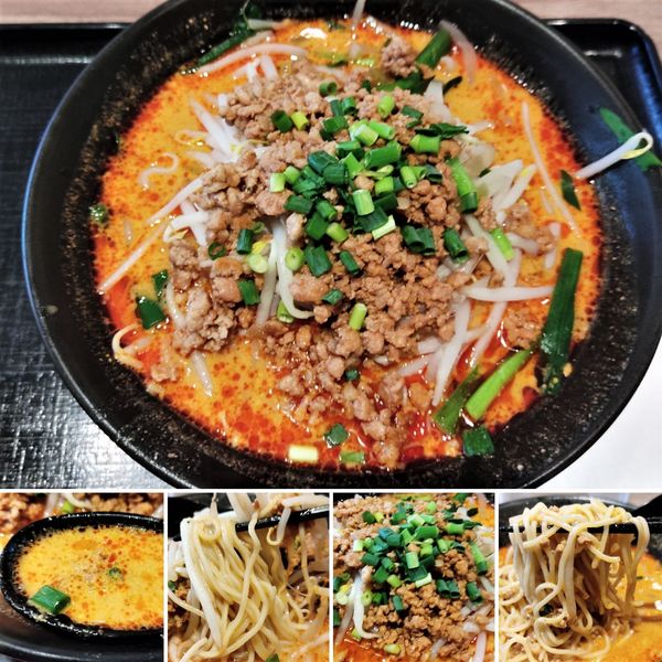 「四川担々麺(ハッピーアワー)　730円」@重慶厨房 CIAL桜木町店の写真