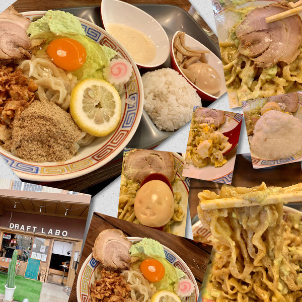 「ぐるぐるまぜそば（塩）500円＋ドリーム」@GURU GURU SIROHEBI NOODLEの写真