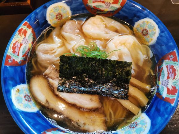 「特製ワンタン麺（ミックス）」@支那そば かつみの写真