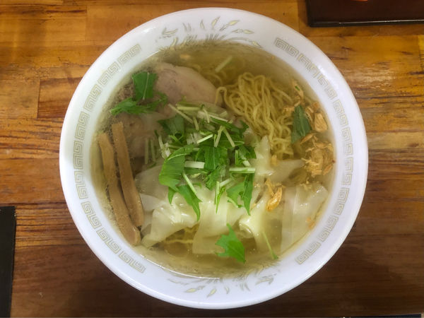 「塩ワンタンメン」@支那そば一麺 豊里店の写真