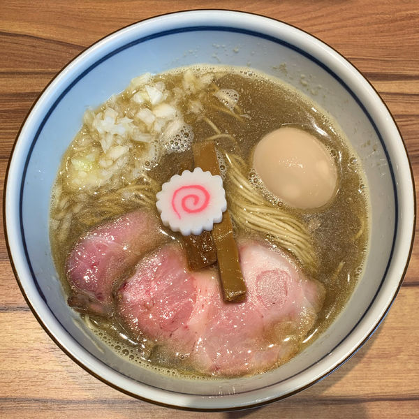 「【限定】いりこそば 味付け玉子」@中華そば 堀川の写真