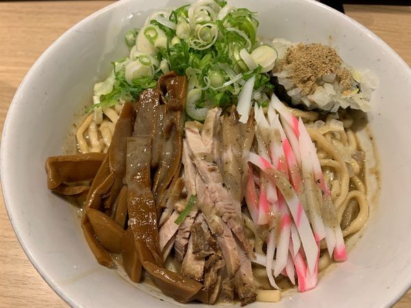 「まぜにぼ」@長尾中華そば 名古屋驛麺通り店の写真