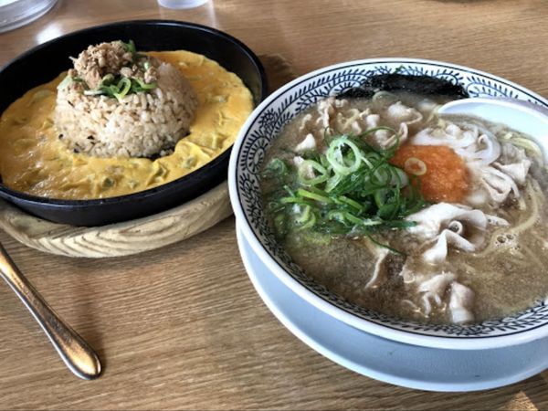 「肉そば&チャーハン餃子セット」@丸源ラーメン 成田店の写真