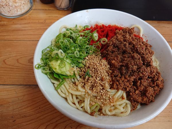 「汁無し担々麺」@自家製麺 てんかの写真