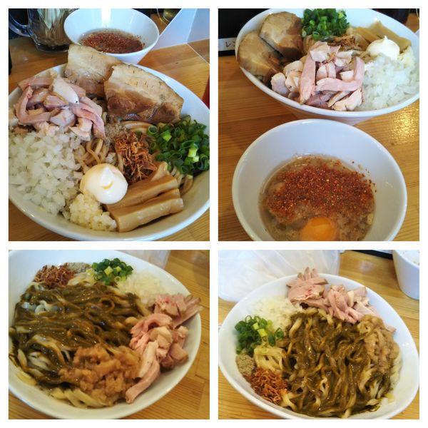 「まぜそば+和え玉（鮑肝ソース）」@煮干らーめん 川むらの写真