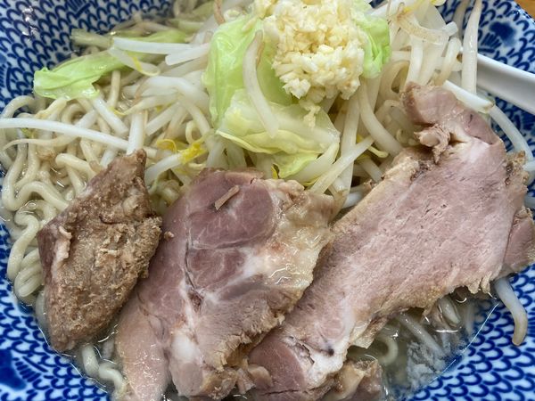 「塩らーめん（細麺）（並）＋ニンニク」@らーめん きじとらの写真