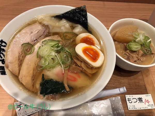 「麺屋ようすけ　特製しょうゆ(1200円)、チャーシュー丼(350」@ラーメンWalkerキッチンの写真