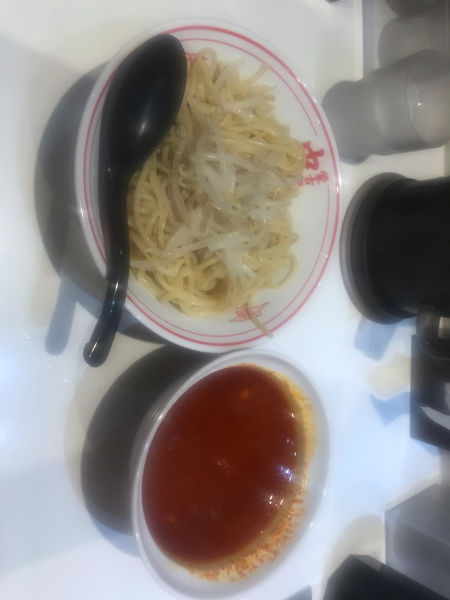 「冷やし味噌ラーメン　大盛り(アプリクーポン) 820円」@蒙古タンメン 中本 御徒町店の写真