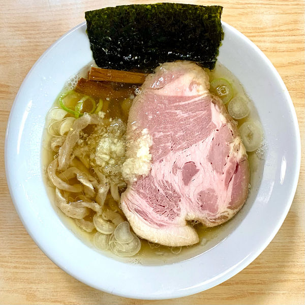 「八王子ライク 白 ¥850円（手揉み太麺変更＋100円）」@と多゛食堂の写真