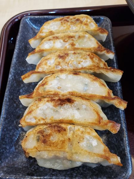 「アゴ出汁餃子6個セット」@西海製麺所 横浜四季の森フォレオ店の写真