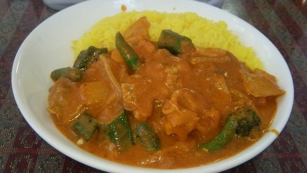 「ライトランチ ネパール風のカレーライス 550円」@デュセニ村8 市川新田店の写真