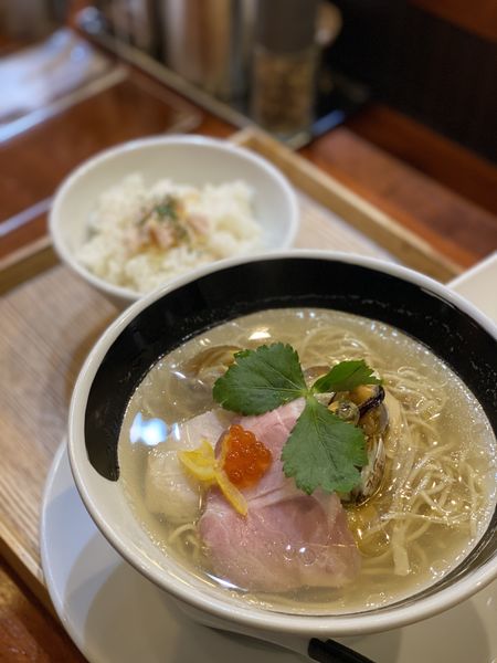 「浅利とムール貝の汐そば」@麺処しろくろの写真