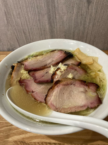 「守（塩）＋弓豚 　930＋470円」@麺屋のスたの写真