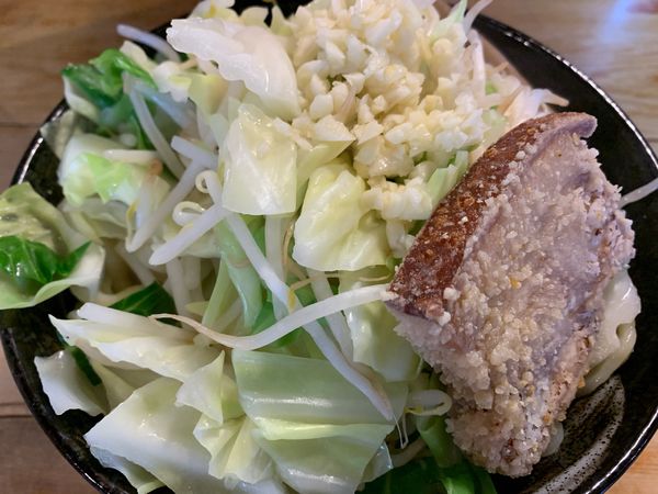 「デブセブらーめん」@極太濁流ラーメン ら・けいこ 東片端店の写真
