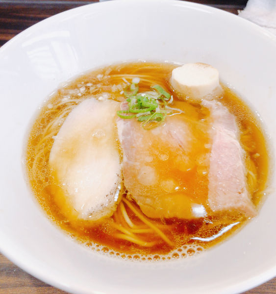「アジ煮干し醤油ラーメン」@中華そば 梟の写真
