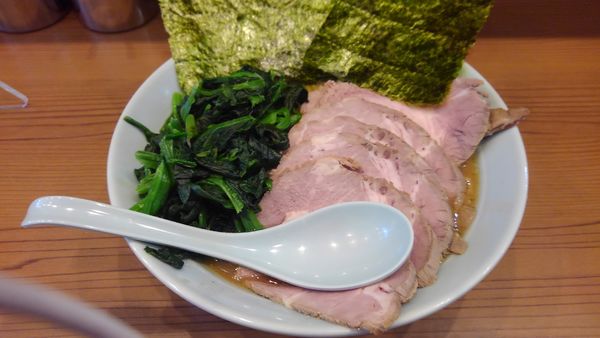 「チャーシュー麺(中)」@横浜家系ラーメン 武蔵家 秋津店の写真