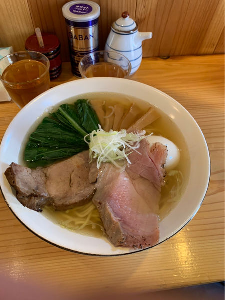「限定塩ラーメン」@中華そば トランポリンの写真