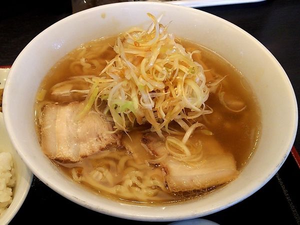 「ねぎラーメン」@喜多方ラーメン 坂内 湘南寒川店の写真