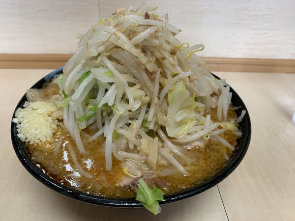 「みそラーメン　豚増し　NYA」@ラーメン二郎 京成大久保店の写真