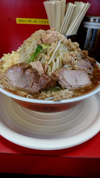 「大豚850円カタカタ全増し」@ラーメン二郎 上野毛店の写真