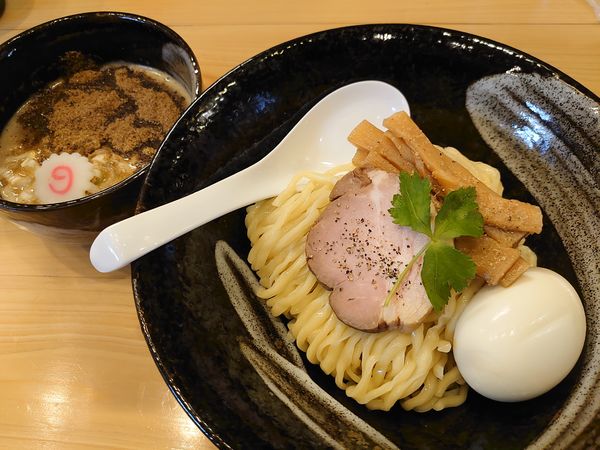 「魚介つけ麺 味玉」@中華蕎麦 田なかの写真