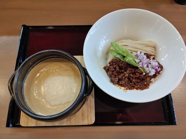 「シビレ担々つけ麺」@小麦と焼きあご すぐれの写真