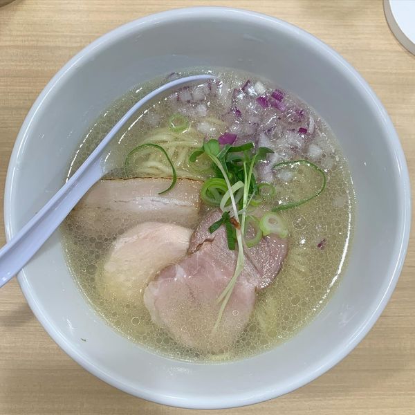 「中華そば塩」@貝麺みかわの写真