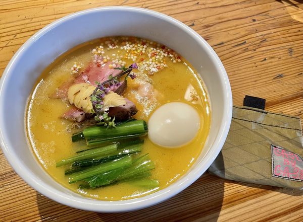 「金目鯛の白湯そば」@麺処 図鑑の写真