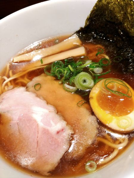 「焼きあご醤油麺」@らーめん みふくの写真