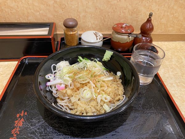 「冷やしたぬきそば350円」@小諸そば 小伝馬町店の写真