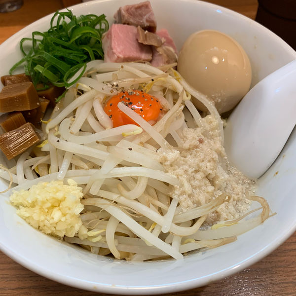 「汁無し」@鶏そば 煮干そば 花山の写真