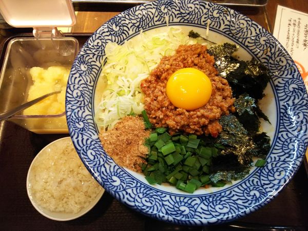 「【限定】台湾まぜそば＋背脂まし　800＋100円」@麺屋 幡 弘前店の写真