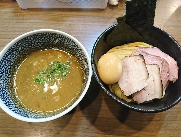 「味玉極濃煮干しつけ麺」@煮干しつけ麺 宮元の写真