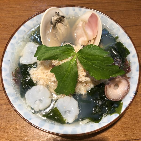 「【限定①】うみのそば ￥1100」@寿製麺よしかわ 川越店の写真