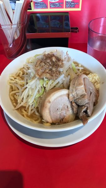 「太麺255g +豚1枚」@ボディブローの写真