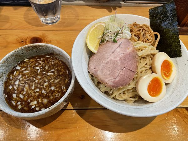 「塩つけ麺、大盛、味玉」@麺や そめいよしのの写真