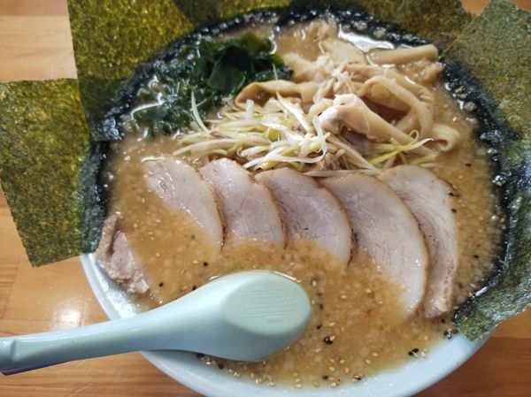 「塩→味噌ネギチャーシュー メンマ/海苔 増し」@ラーメンショップ 足利50号店の写真
