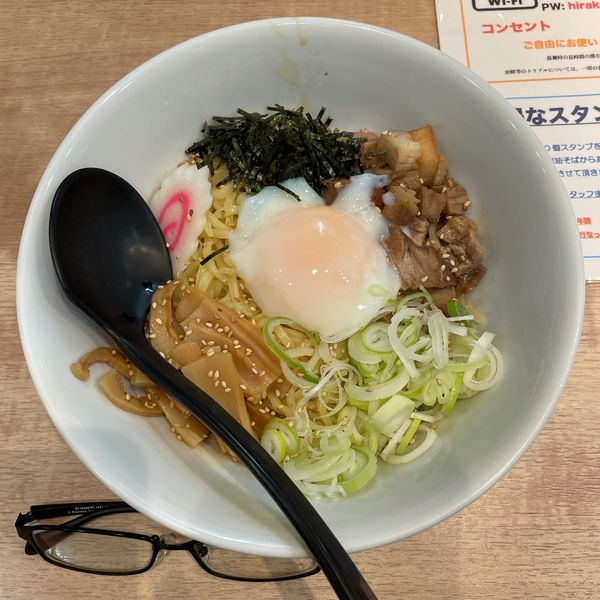 「冷やし油そば」@味の天徳 分倍河原店の写真