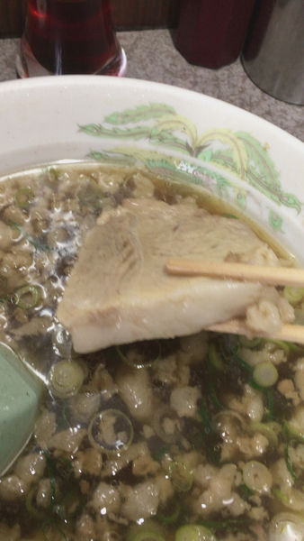 「中華そば大盛背脂多め」@つたふじ 福山支店の写真