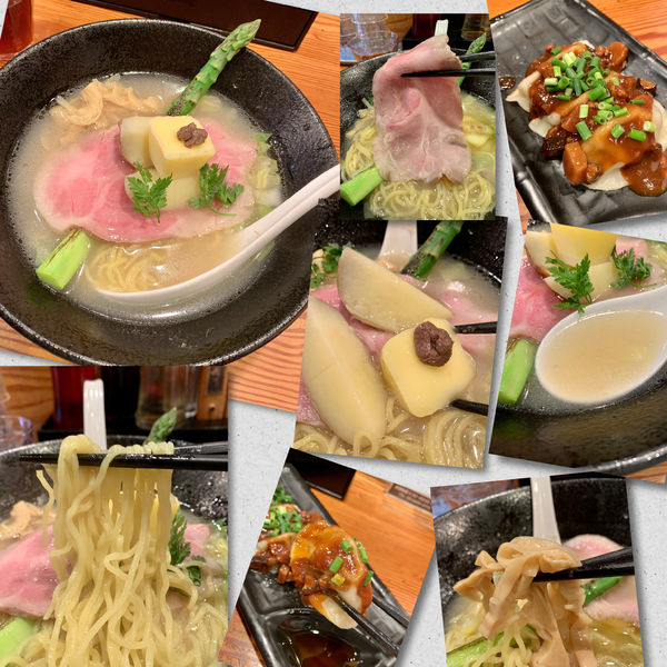 「【5月限定】新じゃが塩バターらぁめん～アンチョビ添え～」@らぁ麺屋 つなぎの写真