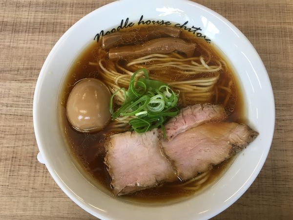 「らぁ麺＋煮玉子」@麺庵ちとせの写真