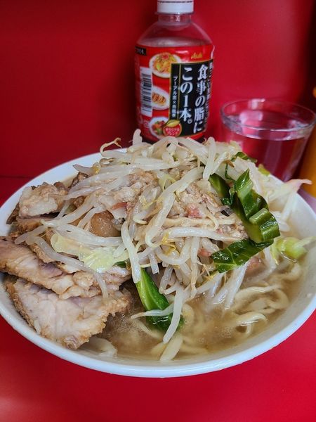 「小豚Wラーメン」@ラーメン二郎 三田本店の写真